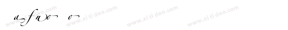 LTZapfino Two字体转换